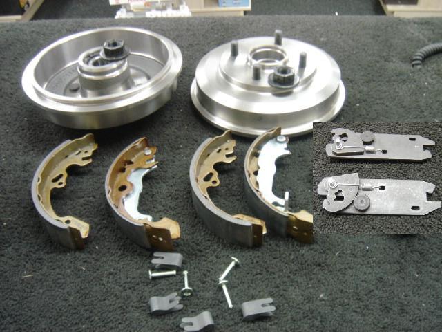 FORD FOCUS 1.8TDDi REAR BRAKE DRUM BEARINGS BRAKE SHOES BRAKE SHOE ADJUSTER KIT