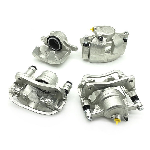2 FRONT CALIPER COMPLETE + BRACKETS NS LH OS RH MITSUBISHI L200 1996-05 276MM