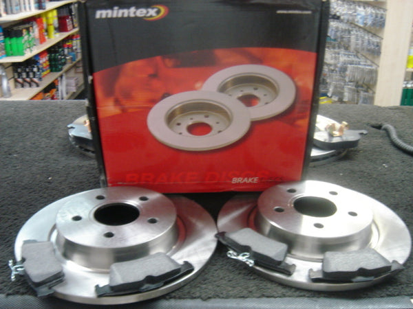 FORD FOCUS 2.5 ST 2005-2011 MINTEX REAR BRAKE DISCS BRAKE PADS 