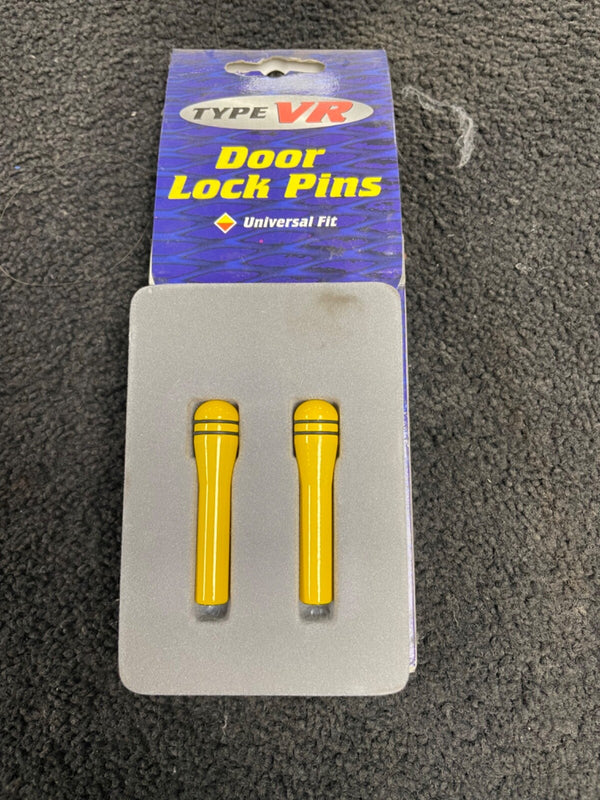 5 Alloy Car Door Locking Lock Knob Pull Pins Cover Auto Accessories Universal