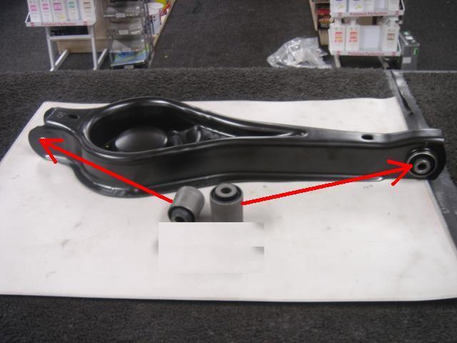 FORD MONDEO ESTATE MK3 2000-07 REAR SUSPENSION TRAILING PAN ARM BUSH FITTED