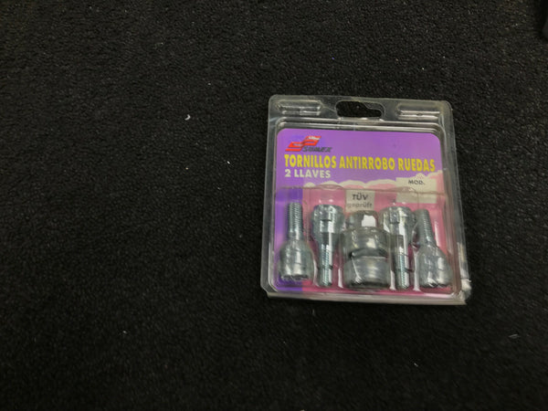 FOR BMW Z3 OPEL OMEGA CORSA KADETT 4 LUG NUTS WITH KEY 