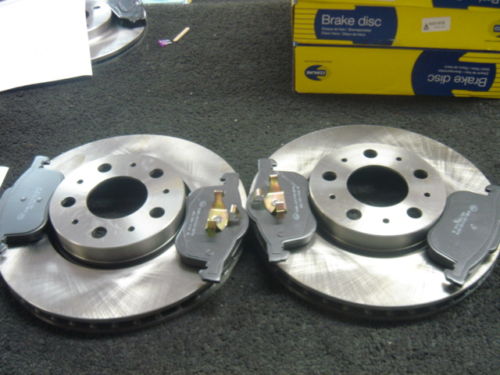 VOLVO S60 S80 BRAKE DISC FRONT BRAKE PADS FRONT 286MM DIAMETER VENTED 