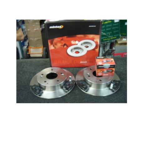 FOR HONDA CIVIC 2.0 TYPE S EV1 K20A3  REAR MINTEX BRAKE DISCS & PADS 5 STUD