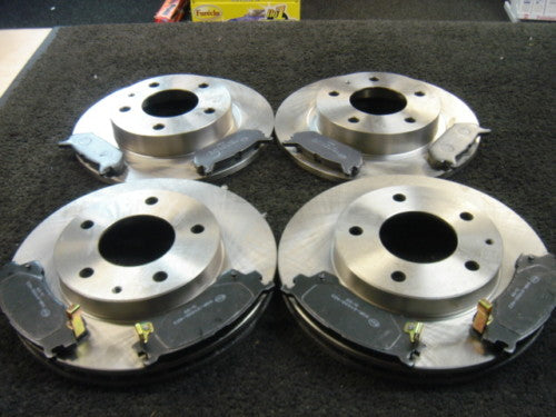 FOR FORD PROBE MAZDA  MX6 FRONT & REAR BRAKE DISCS & PADS