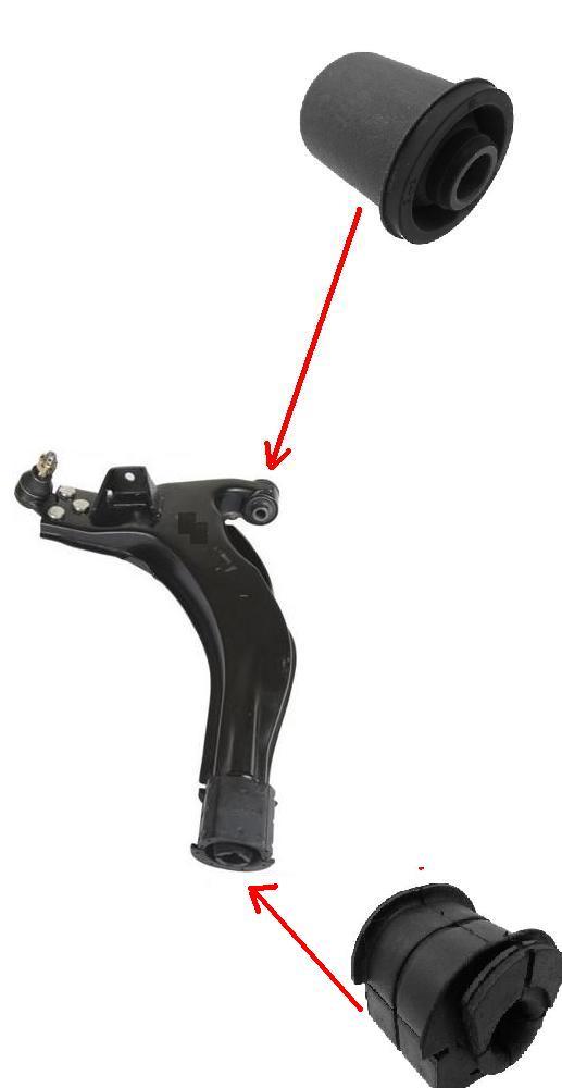 FOR NISSAN LARGO IMPORT 2.0 2.4 W30 KBC23 VW30 KVC23 LOWER WISHBONE ARM BUSH KIT