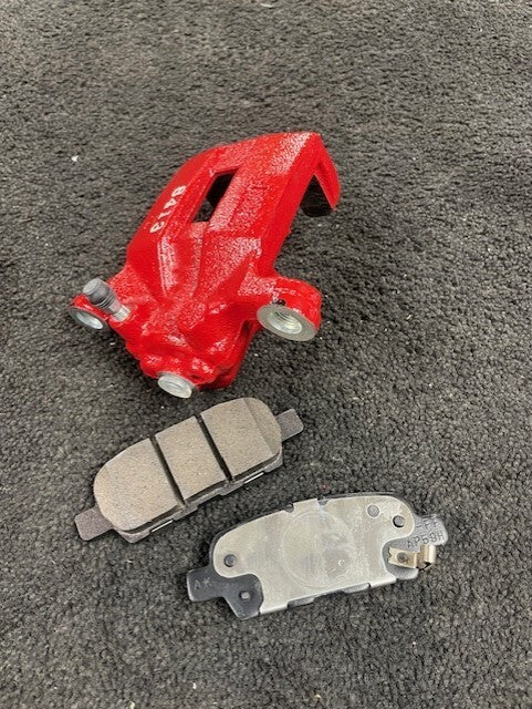 FOR CUBE JUKE PULSAR QASHQAI TIIDA REAR BRAKE CALIPER +PADS NS LH SOLID DISC