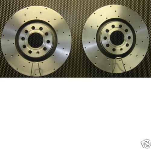 A4 FSI TDI TURBO QUATTRO  DRILLED BRAKE DISCS 321M