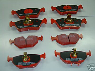 316 318 320 323 328 E36 EBC RED STUFF BRAKE PADS FR RR