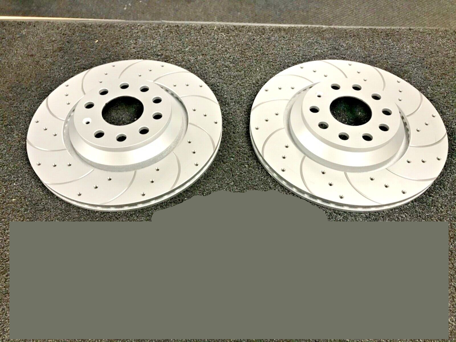 FOR AUDI S3 GOLF MK5 R32 REAR VENTED BRAKE DISCS CONVERSION 310X22MM