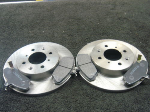 ROVER 200 400 214 414 25 45 2 FRONT  BRAKE DISCS & PADS SOLID