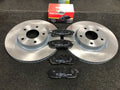 FOR NISSAN 350Z FAIRLADY Z BRAKE DISCS WITH BRAKE BRAKE PADS FRONT SET