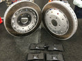 FOR AUDI R8 CROSS DRILLED OEM REAR BRAKE DISC APEC BRAKE PAD REAR 356MM