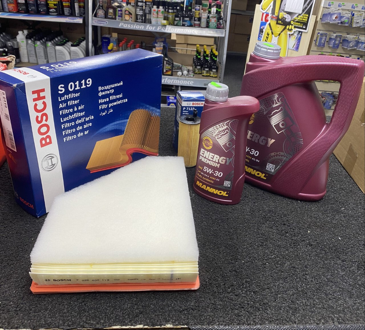 FOR BMW 318D E91 N47D20A/C SERVICE KIT 6L ENGINE OIL + OIL AND AIR FILTER PACK