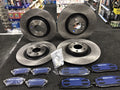 FOR AUDI S4 S5 SQ5 TFSI 3.0QUATTRO B9 SLINE CROSS DRILLED BRAKE DISC BRAKE PADS