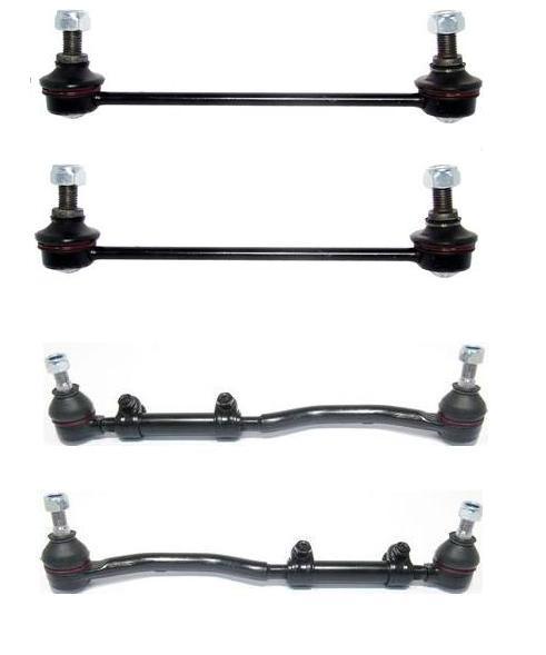 VAUXHALL  OMEGA 1994-2004 2 ANTI ROLL BAR LINKS 2 INNER OUTER TRACK ROD ENDS