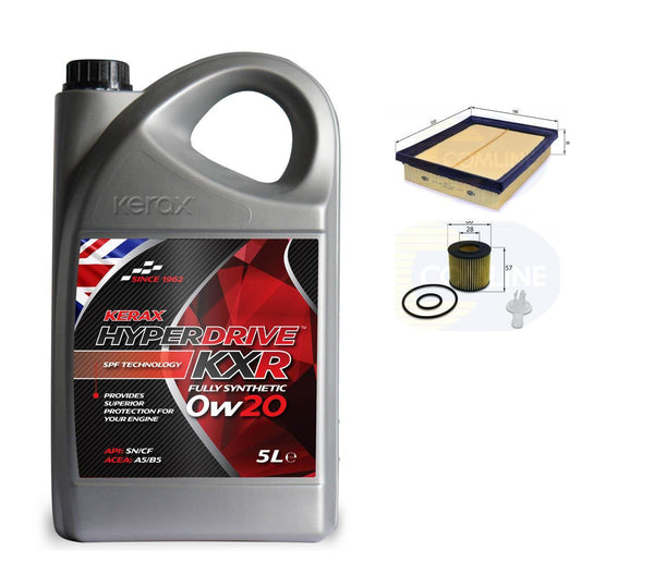 FOR LEXUS CT200H 1.8 HYBRID 10-16  OIL AIR FILTER & 5L ENGINE OIL 0w20 HYBRID 