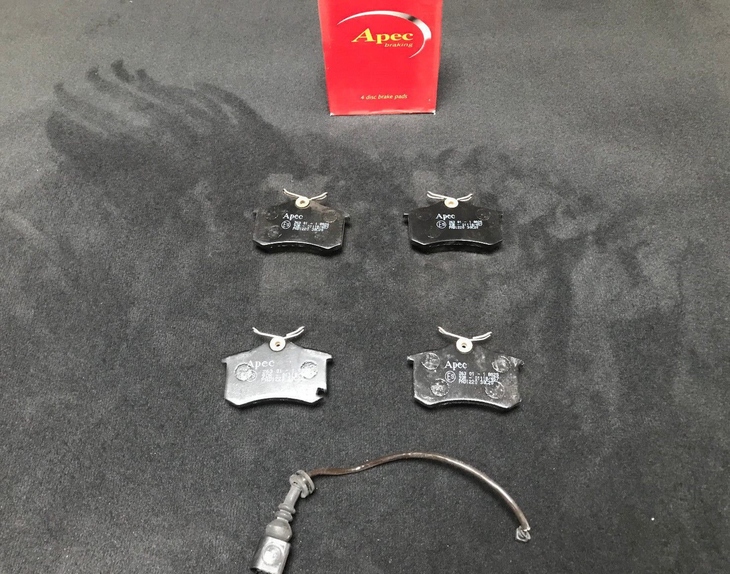 FOR SEAT ALTEA ALTEA XL SEAT IBIZA SKODA FABIA REAR APEC BRAKE PAD SET 