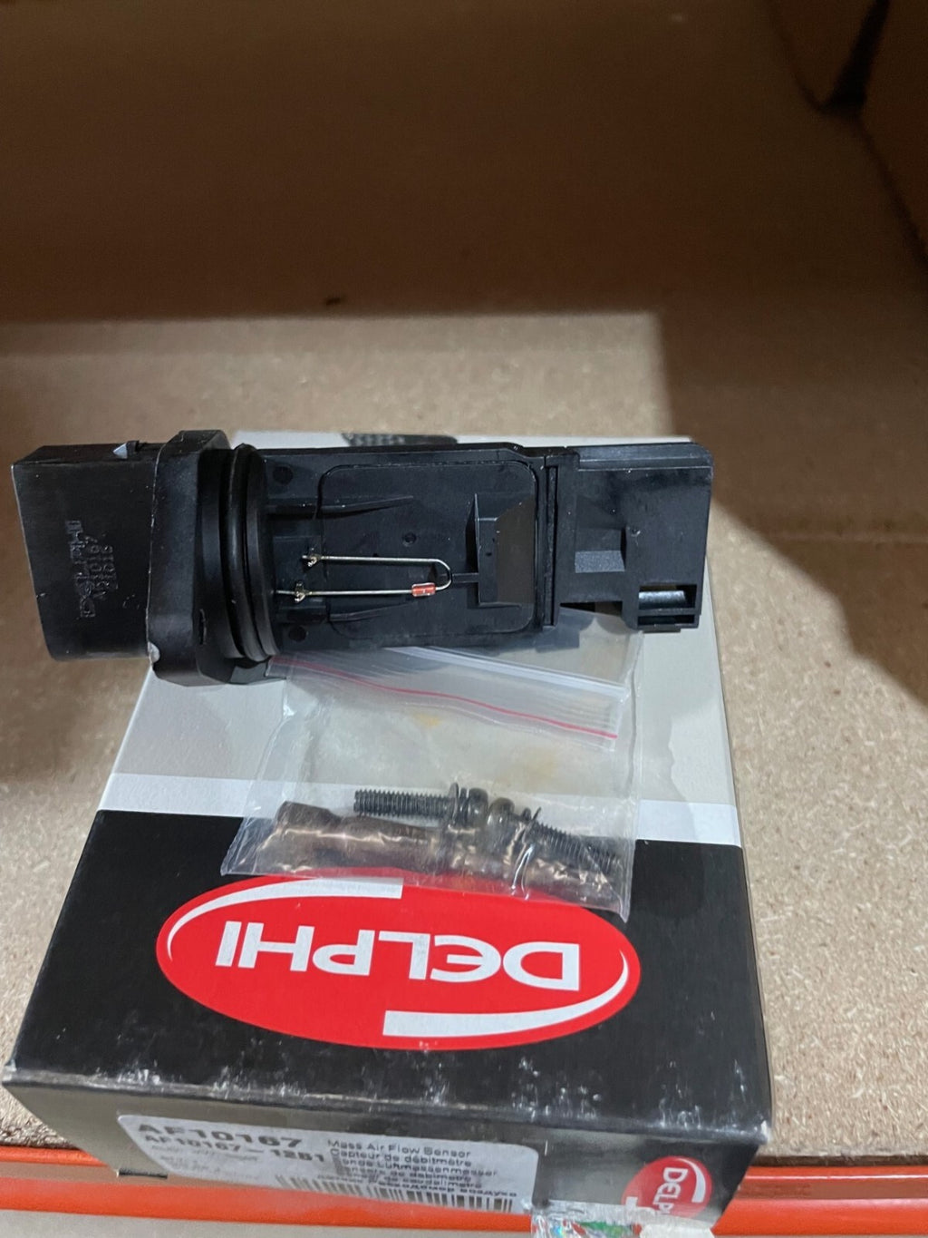 VW AUDI SEAT SKODA GENUINE DELPHI MASS AIR FLOW SENSOR AF1067