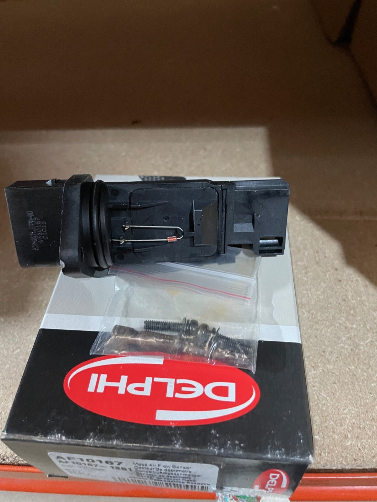 VW AUDI SEAT SKODA GENUINE DELPHI MASS AIR FLOW SENSOR AF1067