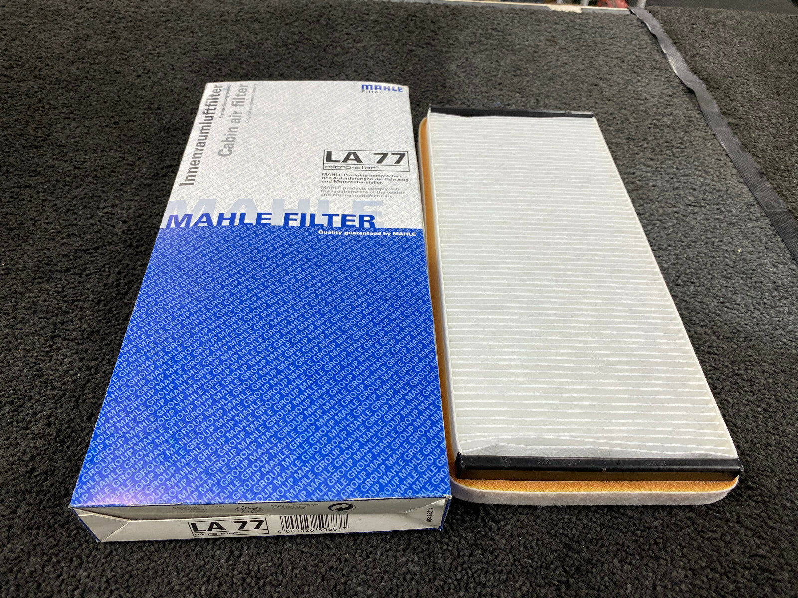 MAHLE CABIN POLLEN FILTER FORD COURIER FIESTA MK3 MK5 MAZA 121 