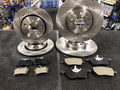 AUDI TT ROADSTER QUATTRO 225 MK1 CROSS DRILLED GROOVED BRAKE DISC PAD FRONT REAR