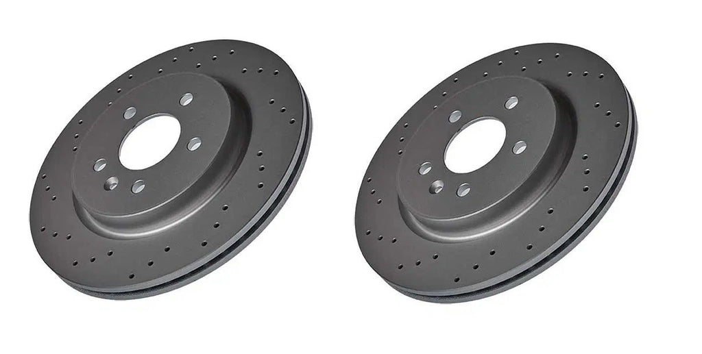 PERFORMANCE REAR DRILLED BRAKE DISCS ASTRA J GTC VXR TURBO 13429575 314MM