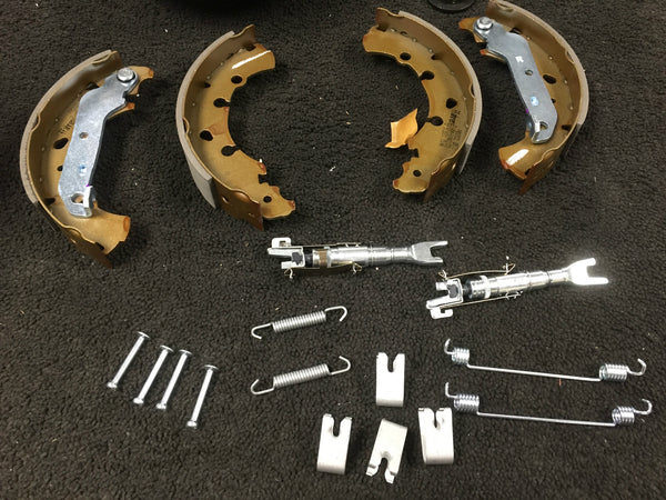 FOR FORD FIESTA 1.6 ZETEC REAR BRAKE SHOES BRAKE SHOE ADJUSTER FITTING KIT
