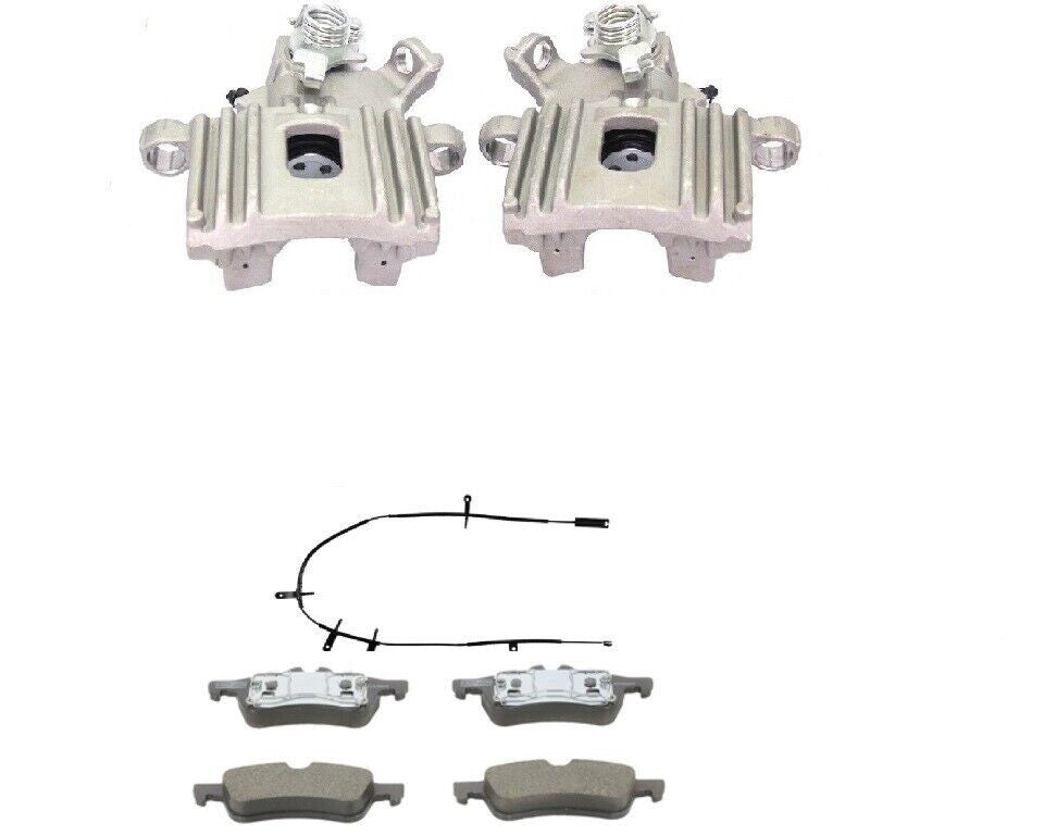MINI ONE R50 R52 R53 04-2007 2 REAR BRAKE CALIPER  REAR BRAKE PADS +SENSOR