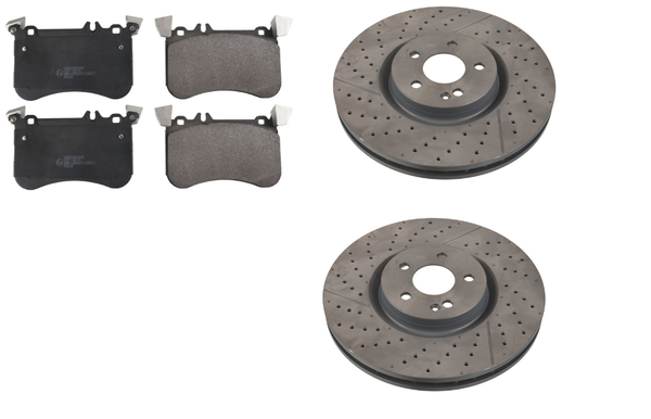 FOR MERCEDES A45 AMG + CLA 45 GLA 45 AMG FRONT  BRAKE DISC BRAKE BRAKE PADS