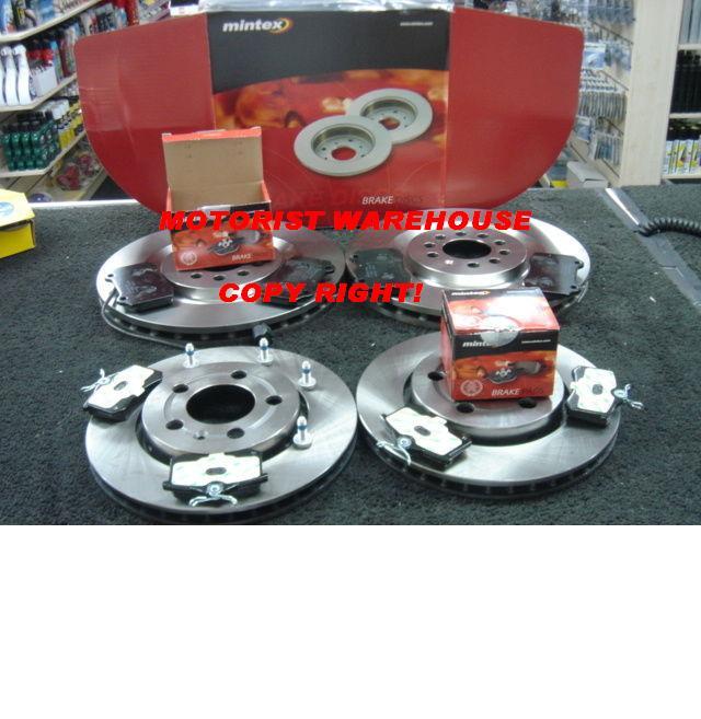 LEON CUPRA R AUDI A3 S3 TT BRAKE DISCS &PADS FRONT REAR