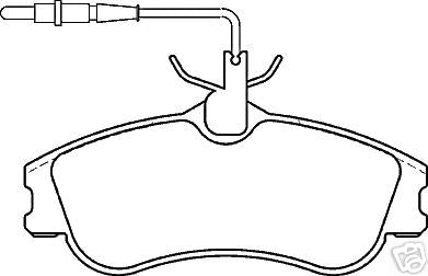 PEUGEOT 306 16V GTI GTI6 2.0HDI DISC BRAKE PADS MINTEX FRONT REAR 