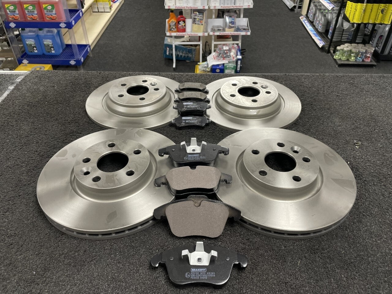 FOR FORD GALAXY FOCUS VOLVO FRONT REAR BRAKE DISC BAKE PAD 316MM  REAR 316MM