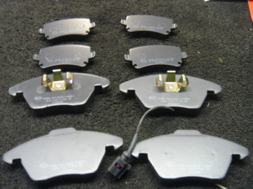 CADDY 2004 on  DISC BRAKE PADS FRONT REAR 