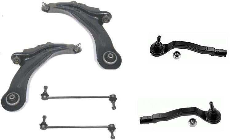 FOR RENAULT KANGOO 1.5dci FRONT LOWER WISHBONE ARMS OUTER TRACK ROD ENDS +LINKS