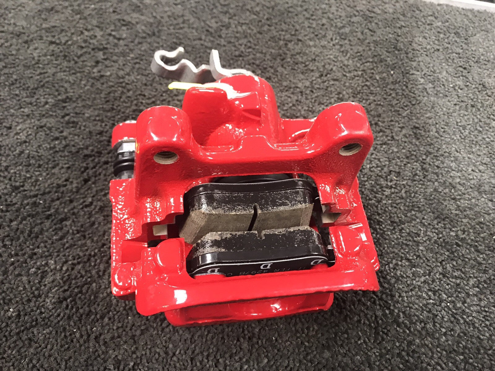 AUDI S1 QUATTRO REAR BRAKE CALIPER LH COMPLETE BRACKET PADS GENUINE OE RED