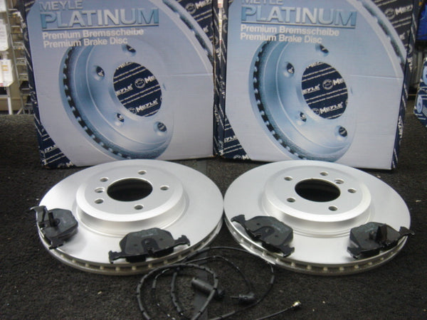  BMW 3SER E46 330i 330D 330i 330Ci MEYLE FRONT BRAKE DISC PLATINUM BRAKE PADS