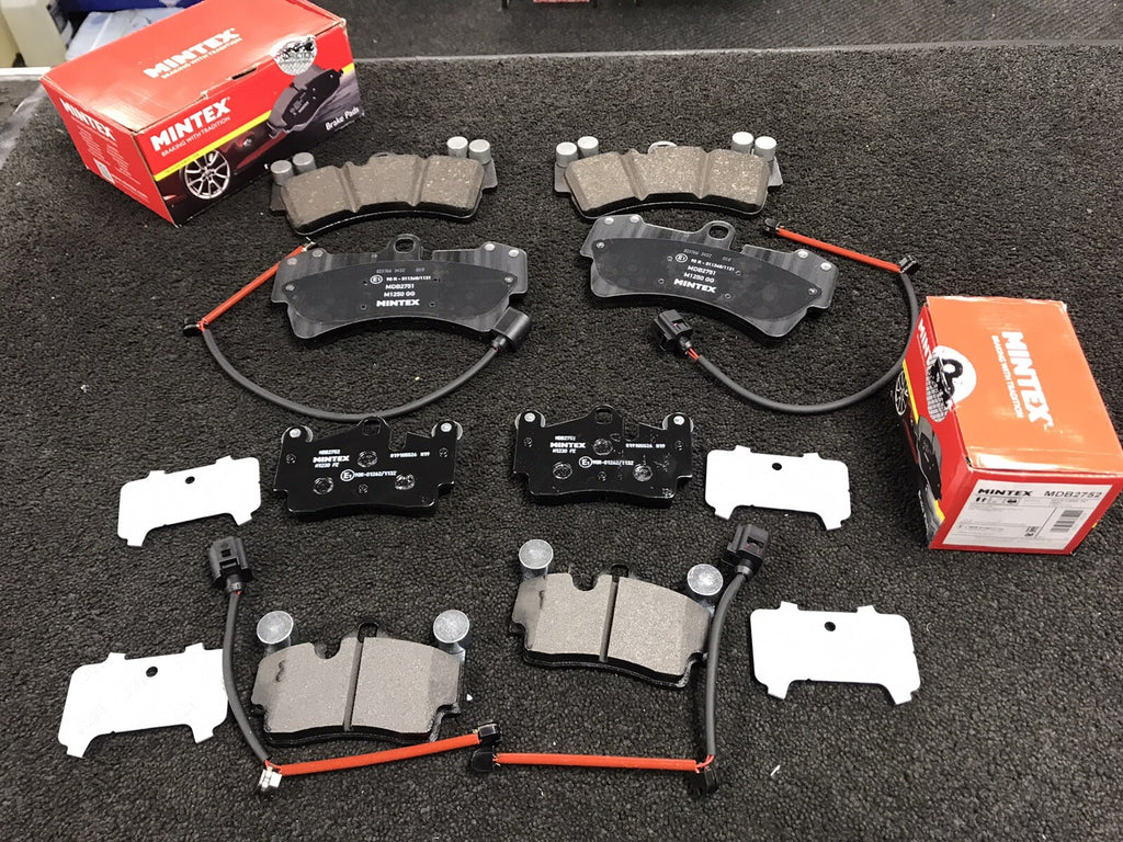 PORSCHE CAYENNE VW TOUAREG Q7 APEC ORIGINAL BRAKE PAD FRONT REAR SENSORS