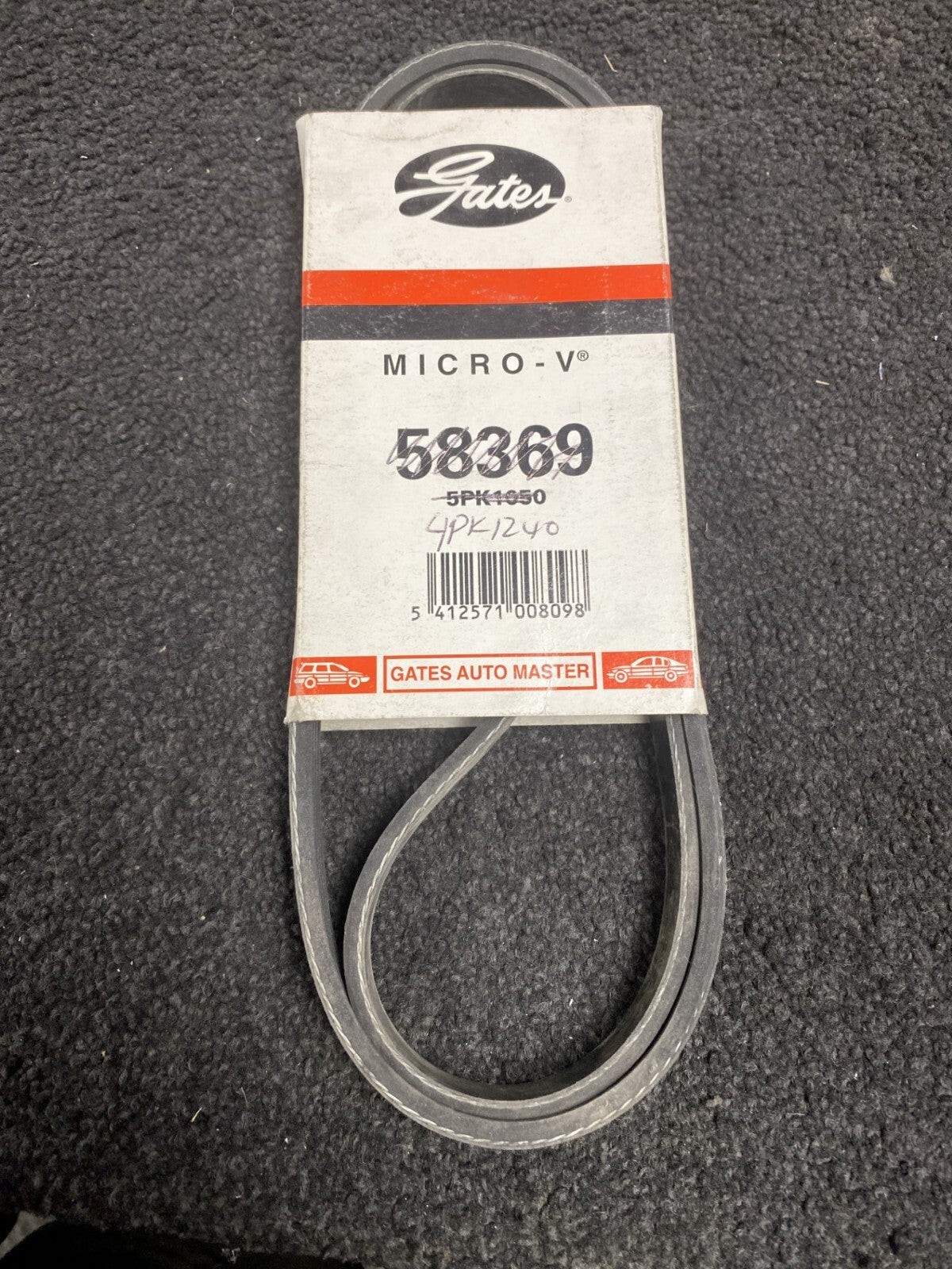 GENUINE GATES FAN BELT FITS AUDI A4 2.5 AVANT  B5 (8D) 4PK1240