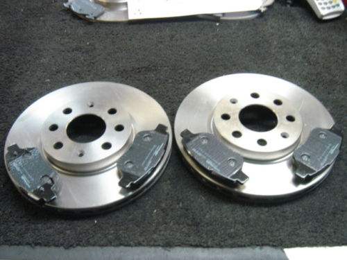 CORSA C 16V CDTI  00>06 FRONT BRAKE DISCS PADS