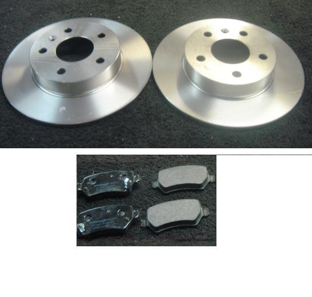 FOR ASTRA H 1.7 1.9CDTI 2004 ON REAR BRAKE DISCS PADS