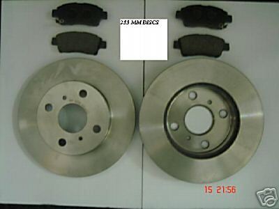 FOR YARIS 1.4 VERSO T SPRIRIT  1.5 T SPORT FRONT BRAKE DISCS & PADS