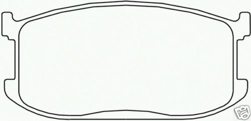 MAZDA 323 1.1 1.3 1.5  GT  MINTEX FRONT BRAKE PADS