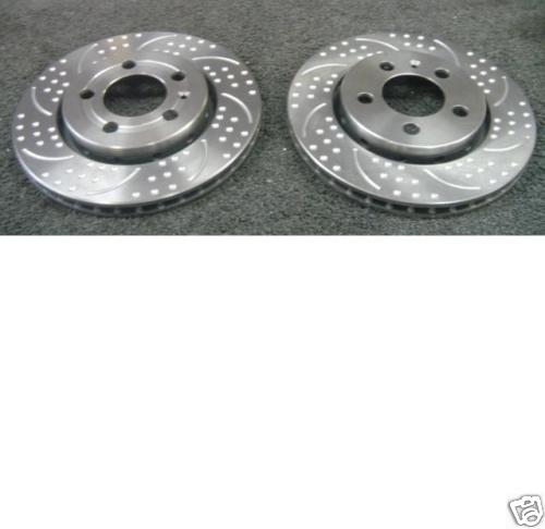 BEETLE BORA GOLF V5  REAR  GROOVED DIMPLED BRAKE DISC