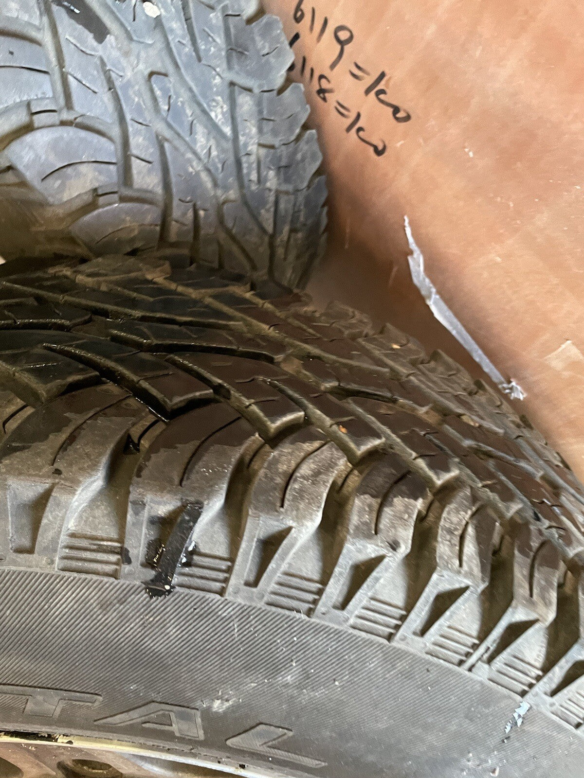 1 X FOR LAND ROVER DEFENDER SVX ALLOY WHEEL CROSS CONTI 235/85/16 C 8/9mm TREAD