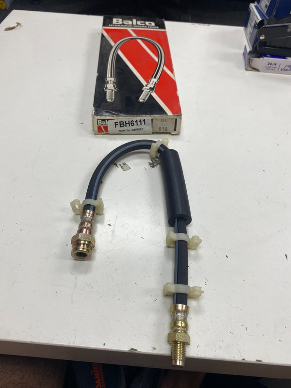 FOR FIAT 130TC ABARTH 1983-1985 FRONT BRAKE FLEXY HOSE FITS LEFT & RIGHT