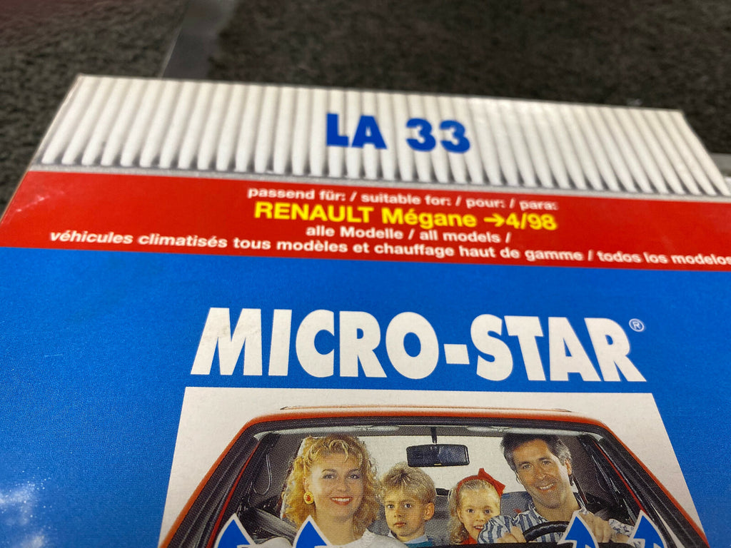 MAHLE CABIN POLLEN FILTER RENAULT MEGANE MK1 