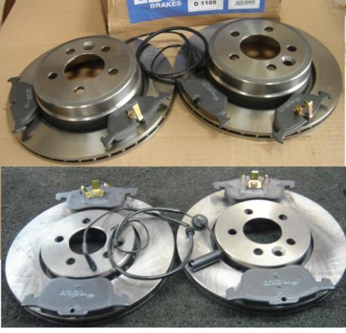 ROVER 75 BRAKE DISC BRAKE PAD VENTED BRAKE DISC FRONT REAR PAD  SENSORS
