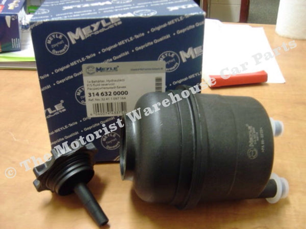 BMW 5 SERIES POWER STEERING FLUID RESERVOIR TANK NEW MEYLE GERMANY QUALITY