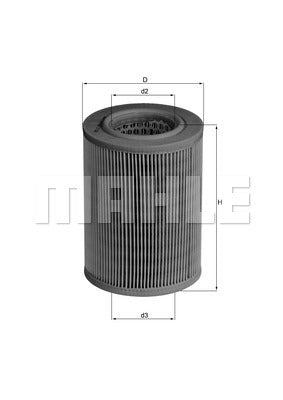 VAUXHALL RASCAL 1.0 FOR SUZUKI SAMURAI 1.0 AND OTHERS NEW MAHLE LX79 AIR FILTER